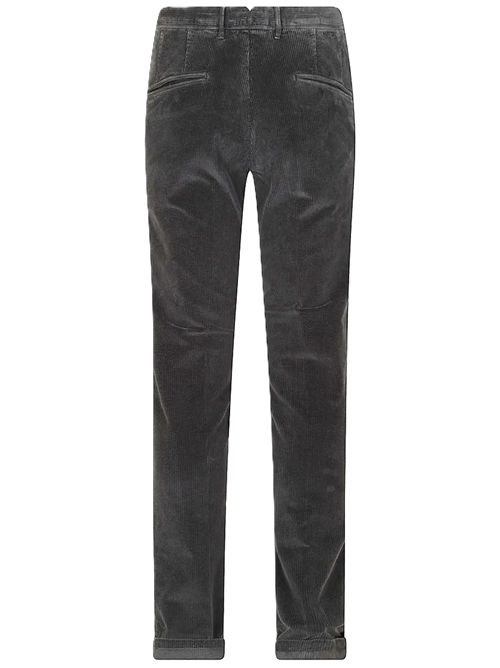 Pantalone velluto a coste grigio Incotex Slacks | 1SA100 4687B923